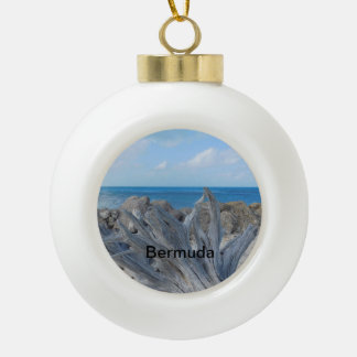 バミューダ島のクリスマスツリーのオーナメント セラミックボールオーナメント
