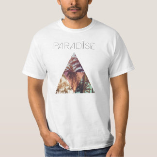 バミューダ島の三角形のやし楽園 Tシャツ