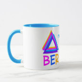 バミューダ島の三角形のマグ-スタイル及び色を選んで下さい マグカップ (左)