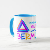 バミューダ島の三角形のマグ-スタイル及び色を選んで下さい マグカップ (正面左)