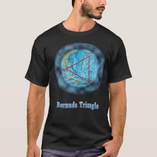 バミューダ島の三角形のTシャツ Tシャツ