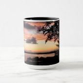バミューダ島の日没の素晴らしい音 マグカップ (中央)