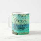 バミューダ島の海の投機のマグ コーヒーマグカップ (正面左)