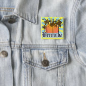 バミューダ島の記念品の島 缶バッジ (インサイチュ)