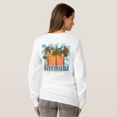 バミューダ島の記念品の島 Tシャツ (裏面フル)