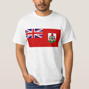 バミューダ島のTシャツの旗 Tシャツ
