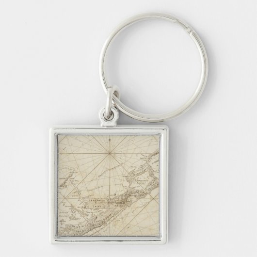 バミューダ島または夏の島々 キーホルダー (正面)