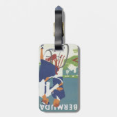 バミューダ島 ラゲッジタグ (裏面縦)