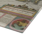 バミューダ島(1638年)のヴィンテージの地図 カッティングボード (角)