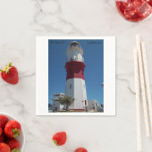 バミューダ州セント・ダビデの灯台 スタンダードカクテルナプキン (インサイチュ)