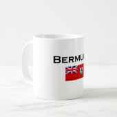 バミューダ州旗（淡色） コーヒーマグカップ (正面左)