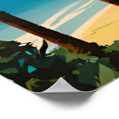 バミューダ旅行ポスター ポスター (角)