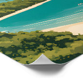 バミューダ旅行 ポスター (角)