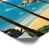 バミューダ旅行PS ポスター (角)