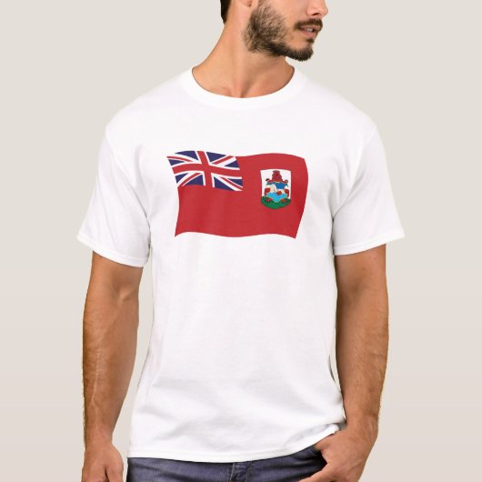 バミューダ旗シャツ Tシャツ (正面)