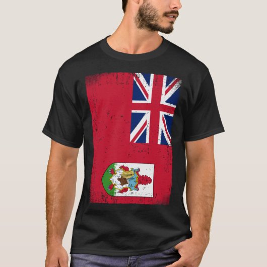 バミューダ旗 バミューダ Tシャツ (正面)