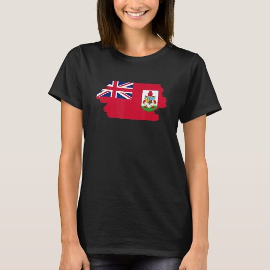 バミューダ旗 バミューダ Tシャツ (正面)