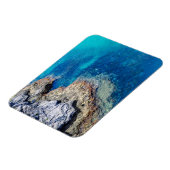 バミューダ海と岩石海岸線 マグネット (左側)