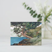 バミューダ海ランドスケープウィンスローホーマー ポストカード (スタンド正面)