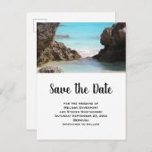 バミューダ海岸熱帯海の写真の保存日 インビテーションポストカード (正面/裏面)