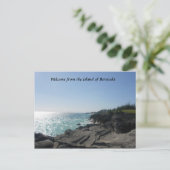 バミューダ海岸線 ポストカード (スタンド正面)