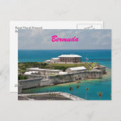 バミューダ王室の海軍造船所はがき ポストカード (正面/裏面)