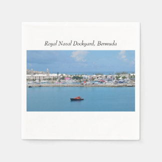 バミューダ王室の海軍造船所 スタンダードカクテルナプキン