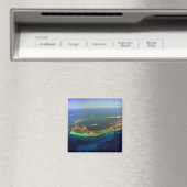 バミューダ航空写真 マグネット (インサイチュ (食洗機))