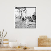 バミューダ10、VA 1865の信号塔の役員 ポスター (キッチン)