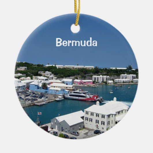 バミューダ・セント・ジョルジュ セラミックオーナメント (正面)