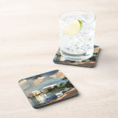 バミューダ、ソルトケトルのアートワーク コースター (右側)