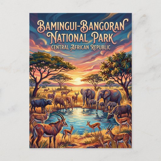 バミンギ・バンゴラン国立公園 ポストカード (正面)