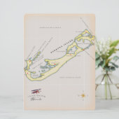 バミ図解入りの、写真付きのューダの地図 (スタンド正面)