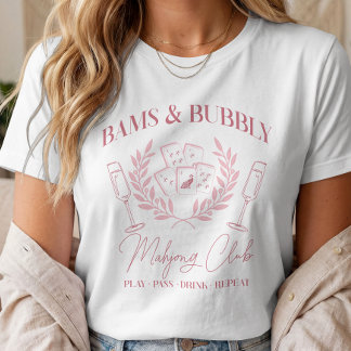 バムと泡のマージャン社交クラブ Tシャツ