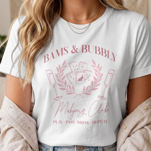バムと泡のマージャン社交クラブ Tシャツ