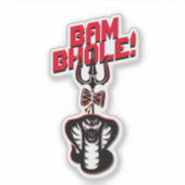 "バムホール"シヴァ卿のナグとトリシュル シール (正面)