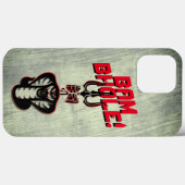 "バムホール"シヴァ卿のナグとトリシュル Case-Mate iPhoneケース (裏面 (横))