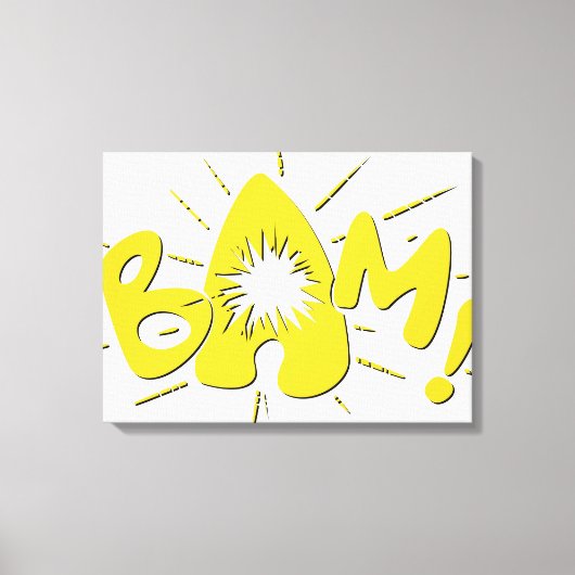 バム！ キャンバスプリント (正面)