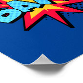 バム！ダイナミックポップ・アートのアート漫画バースト ポスター (角)