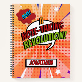 バム!漫画本クールパーソナライズされたトレンディーカラフル ノートブック