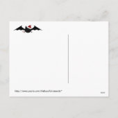 バメリートマス間抜けゴシックこうもり シーズンポストカード (裏面)