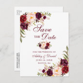 バモダンルエレガントグンディフローラ保存日 案内ポストカード (正面/裏面)