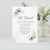 バモダンルエレガントグンディフローラ結婚詳細 エンクロージャーカード (スタンド正面)