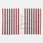 バモダンルガンストライプのディのパターン名 キッチンタオル (横)