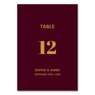 バモダンルガンディと金ゴールド結婚ズ テーブルナンバー