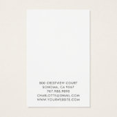 バモダンルガンディ縁ど赤イヤリングディスプレイカード (裏面)