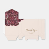 バモダンルグンディフローラ結婚の感謝 フェイバーボックス (折り畳みなし)