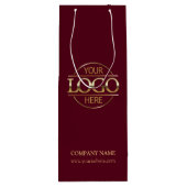 バモダンルグンディ企業の会社のロゴ ワインギフトバッグ (裏面)