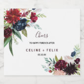 バモダンルグンディ海軍のワ結婚イきらめくンラベル スパークリングワインラベル (シングルラベル)