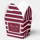 バモダンルグンディ金ゴールド結婚の感謝 フェイバーボックス (オープン)